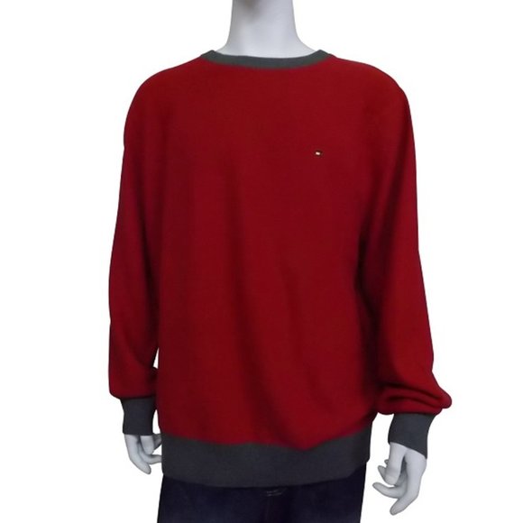 🧶 Tommy Hilfiger 🧶 Men's Cotton Knit Sweater, M - Picture 11 of 13